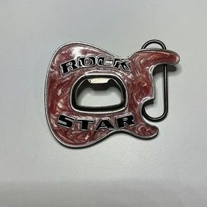Rock Star belt buckle
